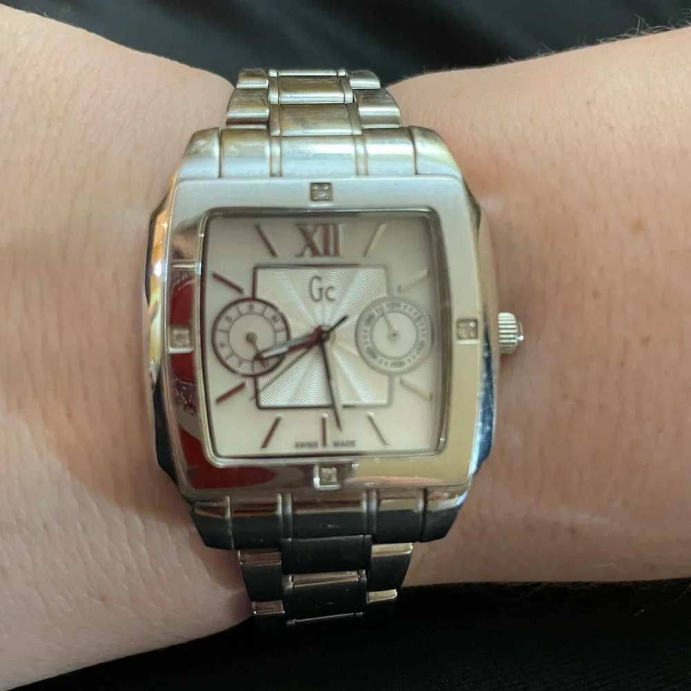 GUESS Collection Silver Watch - Picture 1 of 9
